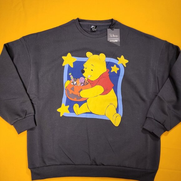 Cakeworthy Tops - Cakeworthy Disney Winnie The Pooh Halloween Candy Crew Neck Sweatshirt 2XL